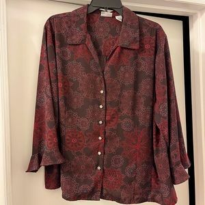 Covington 3/4 sleeve blouse